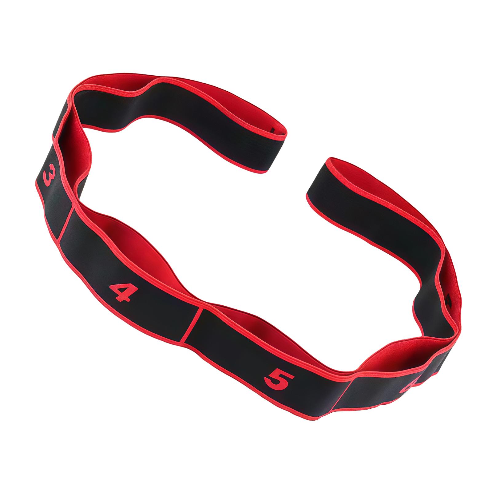 

Fitness Exercise Resistance Band With Number Elastic Stretch Resistance Band Tension Band Pilates Pull Rope Enduring красный