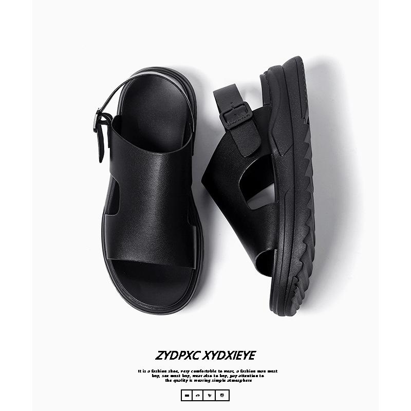 Men's sandals summer Rome heightening trend outer wear Korean version platform youth shoes fashion beach shoes 4882-C