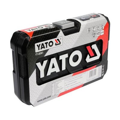 Yato 3/8 Zoll Steckschlüsselsatz (Packung mit 22)