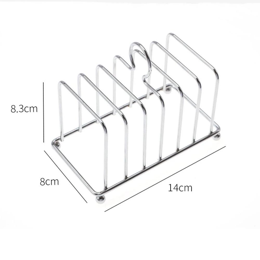 Stainless Steel Toast Bread Rack Space Saving Bread Cooling Rack New Bread Holder  Home Kitchen