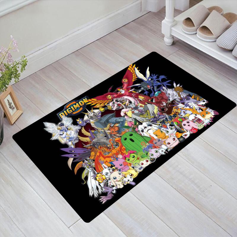 Anime Digmon Carpet Rug for Living Room Bedroom Home Sofa Decoration,Kids play Non-slip Floor Mat