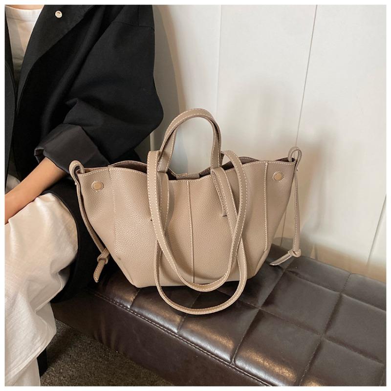 Rucsac Retro de Capacitate Mare, Geantă de Umăr Versatilă pentru Navetă, Geantă de Mână Tote Bag
