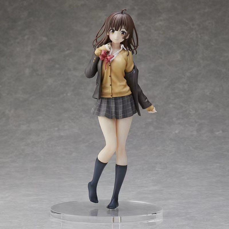 Ogiwara Sayu Anime Figure Shaving. Then I Picked Up A High School Kawaii Girl Doll Toys Chassis Decor Model Ornament Otaku Gifts