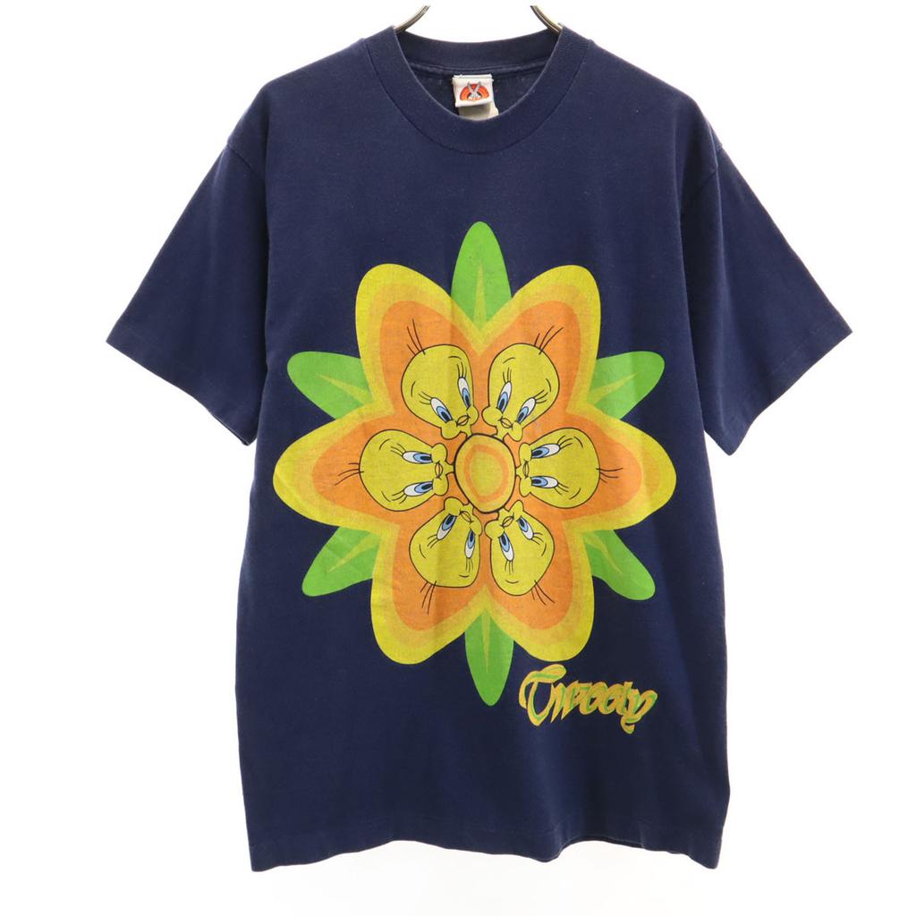 LOONEY TUNES 90s Old Warner Bros. Tweety Short sleeve T-shirt Men's Used