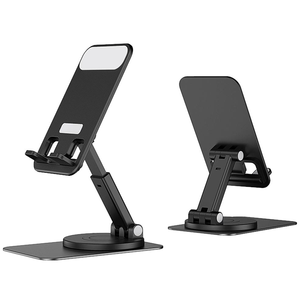 360° Metal Desk Mobile Cell Phone Tablet Stand Desktop Lazy Bedside Support Holder Foldable Hoisting Multi-Function Telescopic