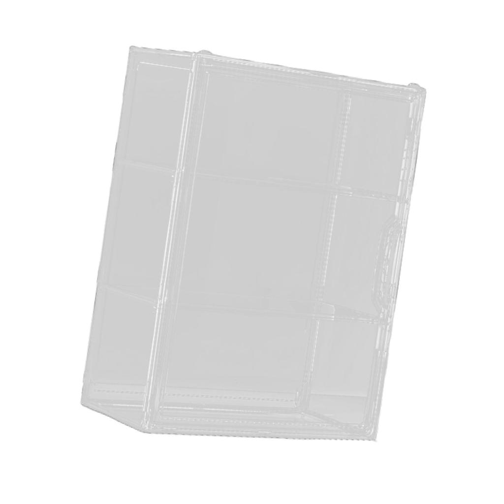 Action Figure Display Case Storage Box Container Desktop Organizer Clear Cabinet for Miniatures Models Cars Collectibles Shop