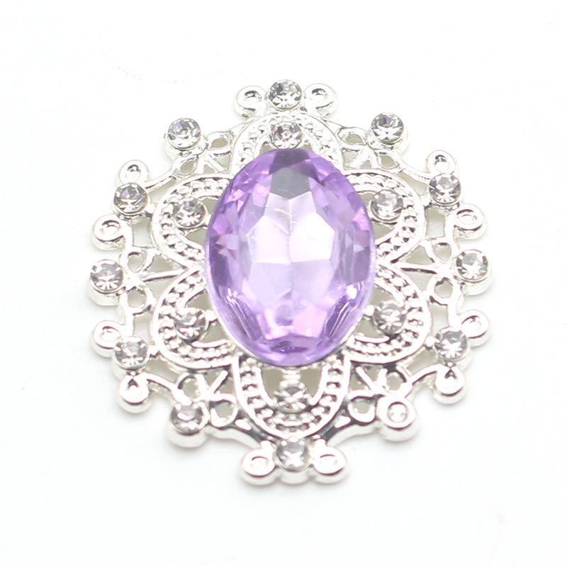 DIY Gift Box: Small 25x26mm Alloy Snap Button, Flat Bottom Rhinestone & Acrylic Rhinestone Button Accessories