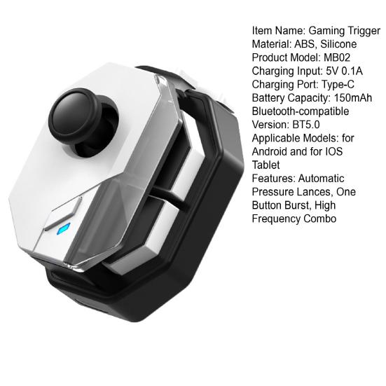 MB02 Gaming Trigger Burst Automatic Pressure One Button Shot HID Standard Mode Continuous