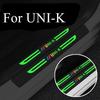 Luminous Car Door For Changan Unik Uni-k 2024  Car Door Scuff Sill Leather Stickers Protection Plate Carbon Accessories