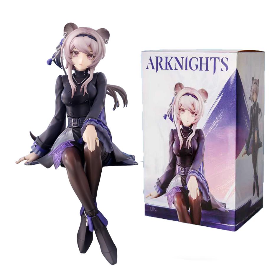 Latest Arknights Anime figure Lin Energy Connection Ver PVC Model Action Playthings Decoration Noodle Stopper Collection Doll Children Gifts