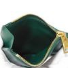 Used 11897 Cassette Card Case 765460 VCQC4 3049 7943 Current RFID IC Chip Maxi Intrecciato Emerald Green Unisex from
