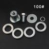 M10 M14 Angle Grinder to Grooving Machine Adapter 100/125 Type Lock Nuts Flange Inner Outer Kit for Slotting Conversion
