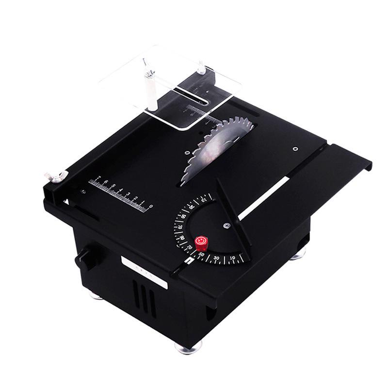Compact Precision Table Saw: DIY Woodworking Jade Saw, Electric Bench Grinder & Multi-functional Small Cutter.