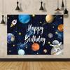 Weltraum Planet Feiertagsthema Party Fotografie Hintergrund Kindergeburtstag Party Dekoration Banner Fotografie Kulissentuch