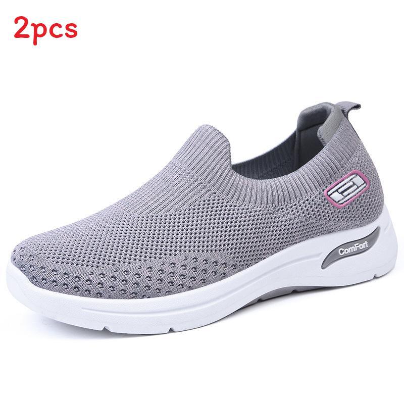 Womens Mesh Shoes With Breathable Pvc Sole For Casual Summer And Spring Wear