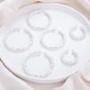 Gold & Silver Twisted Hoop Earrings for Women - Stylish Light Luxury Fashion Accessory