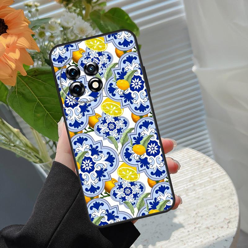 

Mediterranean Lemon Case For OnePlus 15 15R 13 13T 13R 12 12R 11 10 10R 10T 8T Nord 5 CE 4 2 3 Lite N20 N30 Cover OnePlus 10T