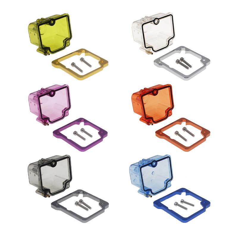 Carburetor Clear Float Bowl Carb Clear Bottom Transparent Float Bowl Oil Cup for PWK 21 24 26 28 30 32 34mm Multiple Colors
