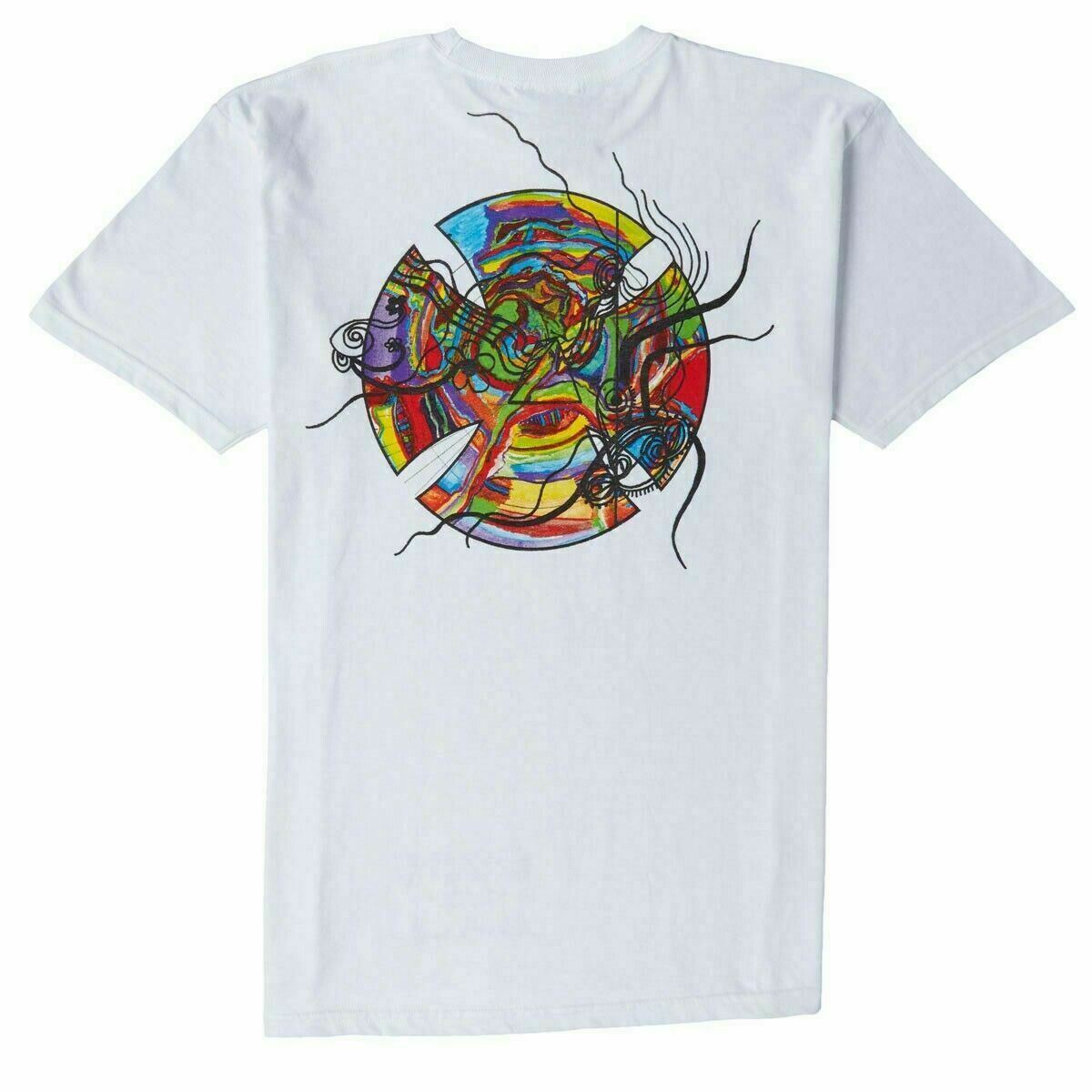 Independent Trucks Evan Smith TRIP OUT Skateboard T Shirt WHITE S разноцветный