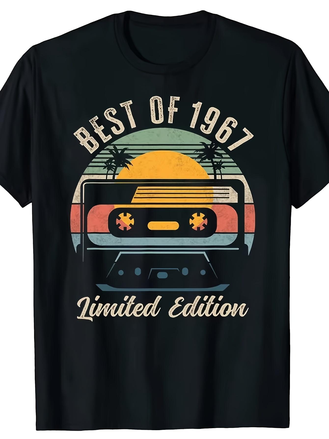 Long Sleeve T-Shirt y2k 58th Birthday Retro Car Black S
