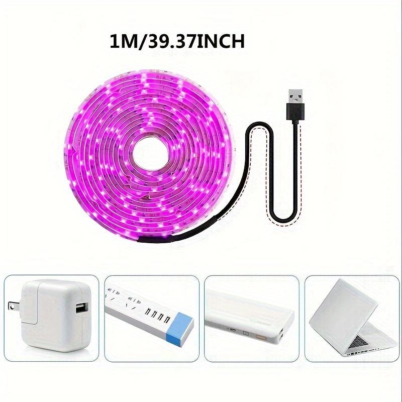 

1 шт. USB лента для подсветки растений, заполняющая световая лента для роста, лента для подсветки растений полного спектра 1M/0.39INCH