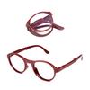 5PCS New Folding Reading Glasses Women Men Anti-Blue Light Portable Magnifying Presbyopia Eyewear +100 +150 +200 +250 +300