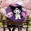 1PC Kuromi Skulls Umbrella-8-Rib Reinforced, Automatic Open, Lightweight & Durable, Cute Fashion Accessory for Outdoor-P2704