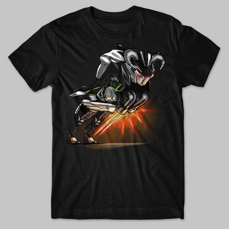 Black men s and women s T-shirt Kawasaki Z650 XL