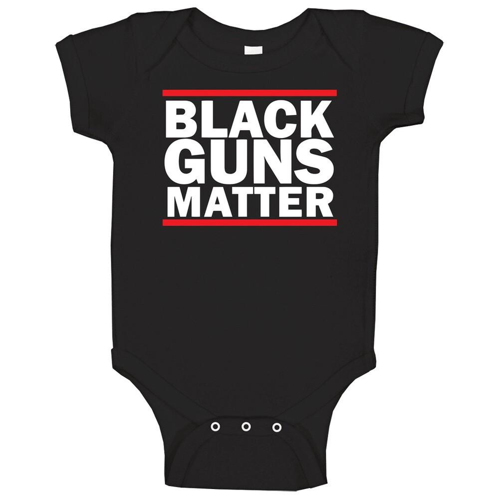 

Black Guns Matter Political Baby One Piece XL