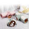 3 Holes Foldable Funny Pet Tunnel Cats for Play Training Toys for Rabbit Tunn