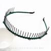 Korean Long-toothed Non-slip Headband with Comb Headdress Simple Headband with Teeth Hairpin Makeup Face Wash Headband