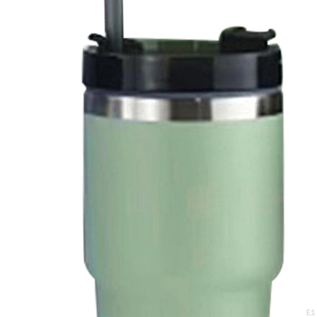 Tumbler with Lid and Straw Coffee Cup Stainless Steel Travel Mug for Outdoor Adventure, Road Trips,