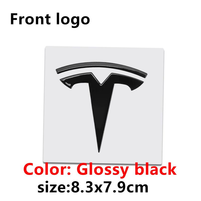 ALL1 1 PC Replacement Front Label Trunk Label for Tesla Model 3 Mode Y Logo Rear Tail Label Car Accessories Personalized Car Sticker