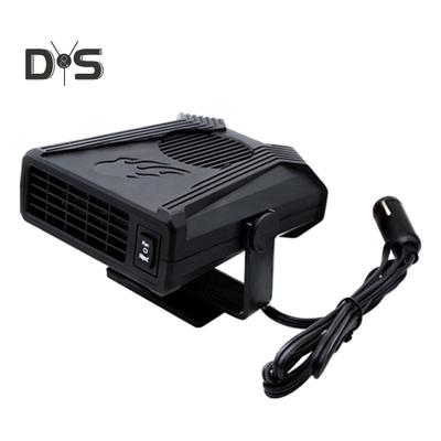 Riscaldatore per auto 12V/24V 150W Riscaldamento rapido Ventola di raffreddamento Base rotante a 360° Universale SUV Camion Riscaldatore portatile per auto Dispositivo di raffreddamento del parabrezza Sbrinatore