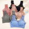 Frauen Mädchen Spitzen-BH Yoga Tops Baumwolle Fitness Sport Sexy Tank Crop Top Wireless Bralette Gepolsterte Dessous Rückenfreie Unterwäsche