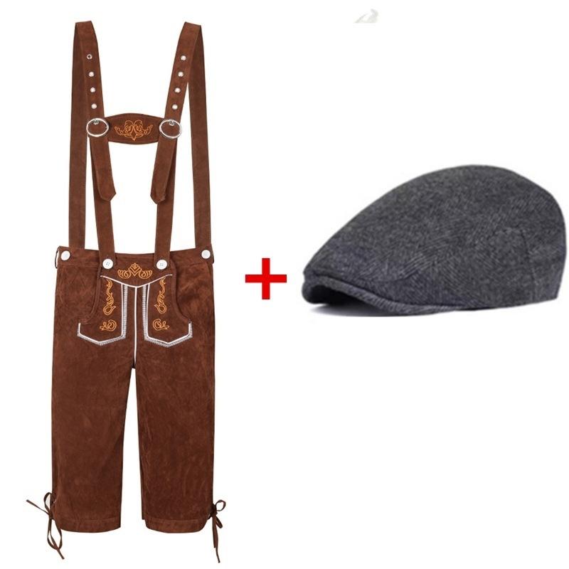 Vācu tradicionālais piekarināmais apģērbs Lederhosen -