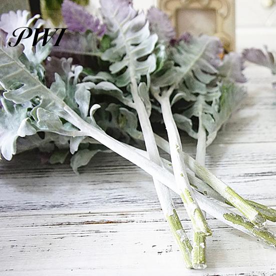 1 stk Kunstig Senecio Cineraria Falsk Plante Fotorekvisit DIY Hjemmekontor Dekoration