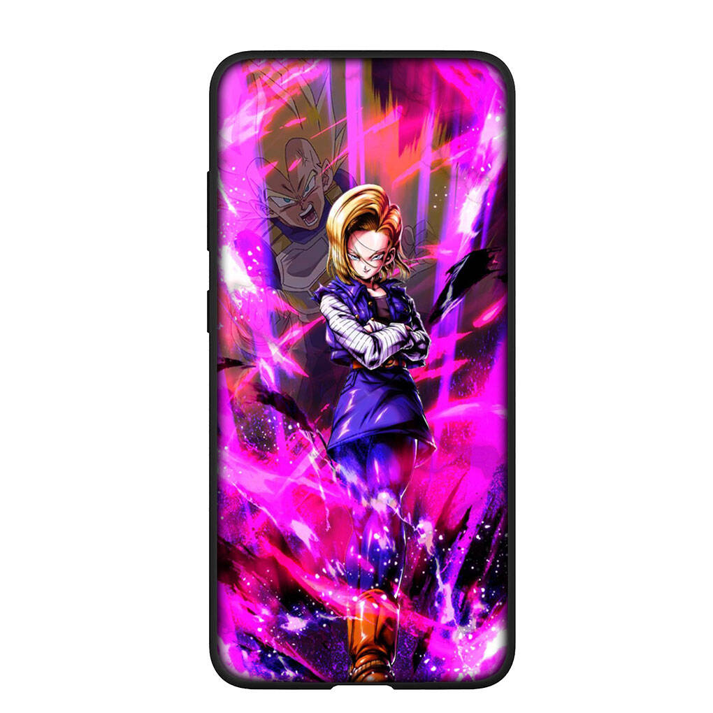 Phone Case for iPhone 17 15 16 Plus Redmi Note 14 12 11 13 Pro Max Huawei P30 P20 Lite Y9 OPPO A60 A80 A54 Android 18 Silicone Dragon Gokus Ball Cover