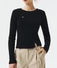 ARTID Cutout Long Sleeve Knit_Black