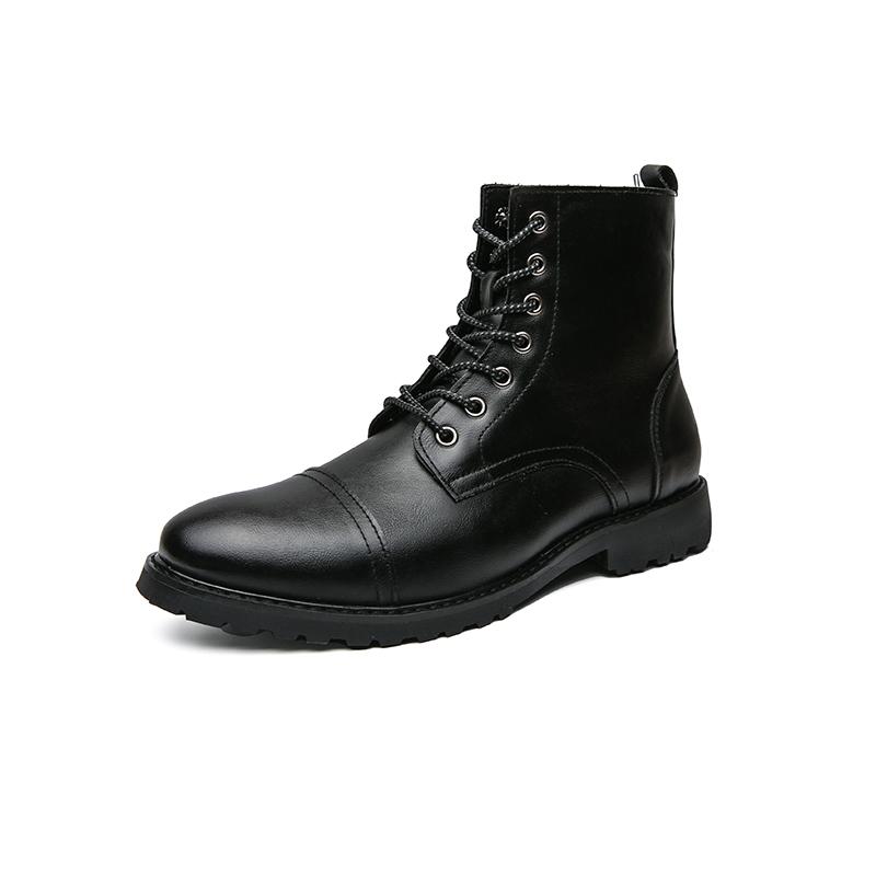 Fashion Short Boots Pointed High Top Dress Shoes Men Fashion Casual Chelsea Boots Men's Leather Boots Original High Quality Ankle Boots