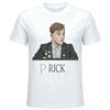 P Rick Character Portrait Graphic Printed Men T‑Shirt