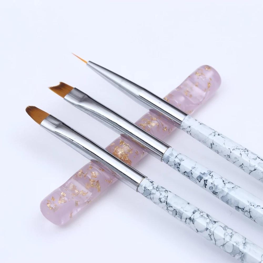1 Pcs 5 Grids Acrylic Clear Nail Brush Rack Shelf Painting Pen Rest Holder Stand Colorful UV Gel Brush Display Holder