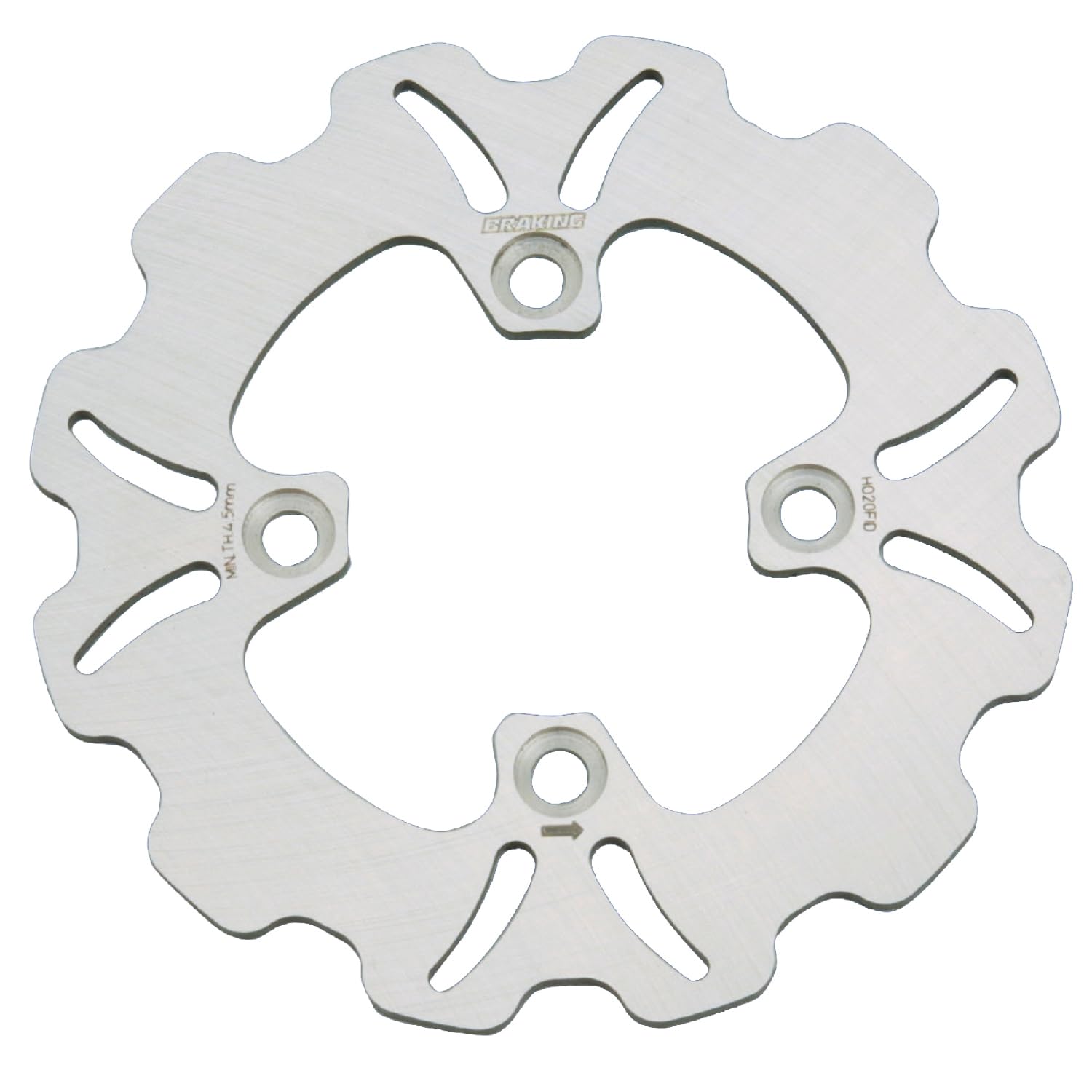 BRAKING HO20FID Motorcycle Disc Rotor Wave Disc 65480 (Braking) Fusion/SE (86-07) Front-only