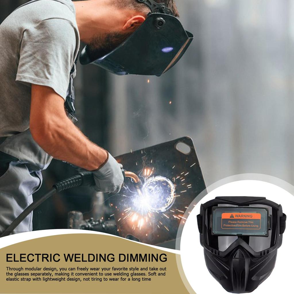 Detachable Welding Hood Welding Helmet Adjustable Welder Mask Face Shield Welding Work Face Protector Headgear Face Shield