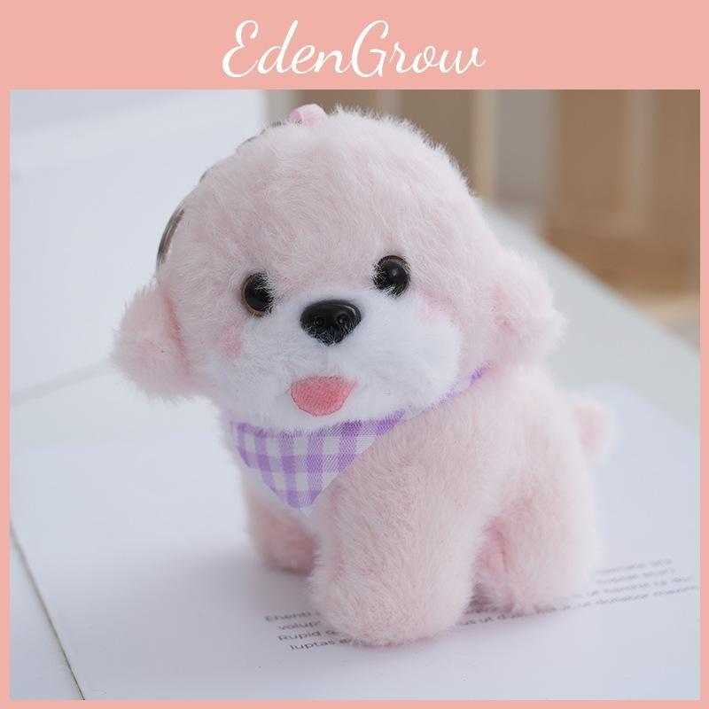 Adorable Dog Plush Keychain With Plush And Pp Cotton Filling For Decor Bag