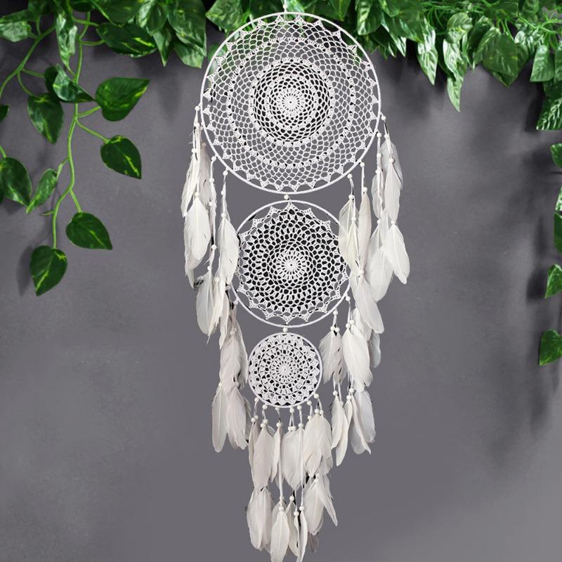 Concentric Circle Hook Flower Dreamcatcher Wedding Scene Decoration Dreamcatcher Hanging Decoration Homestay Hanging Decoration