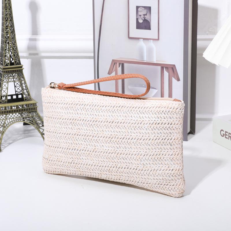 Women's Summer Straw Clutch: Trendy, Versatile & Ultra-Light Large Capacity Wallet