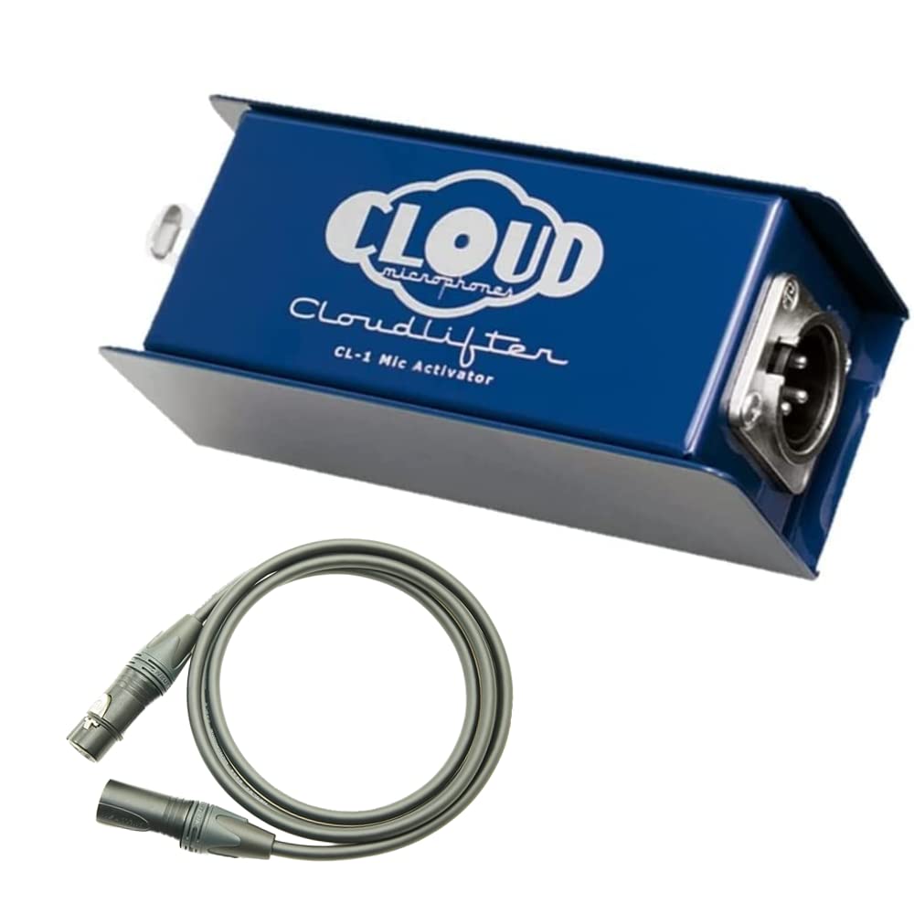 

Cloud Microphones Cloudlifter CL-1 by Cloud Microphones Cloud Lifter Mic Amplifier Mic Preamp Activator Mic Booster Cloud Microphone [CL-1+XLR Cable