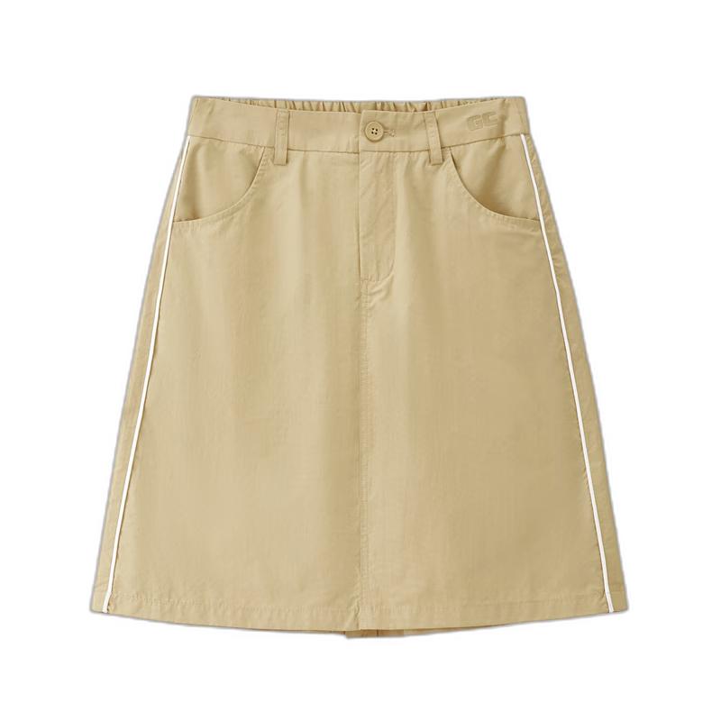 Юбка-трапеция GIORDANO CONCEPTS с принтом и цветовыми блоками L