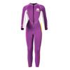 Girls Wetsuit Full Body Neoprene Thermal Swimsuit 2.5MM for Kids Long Sleeve Diving Surfing Suit with Front Zipper for